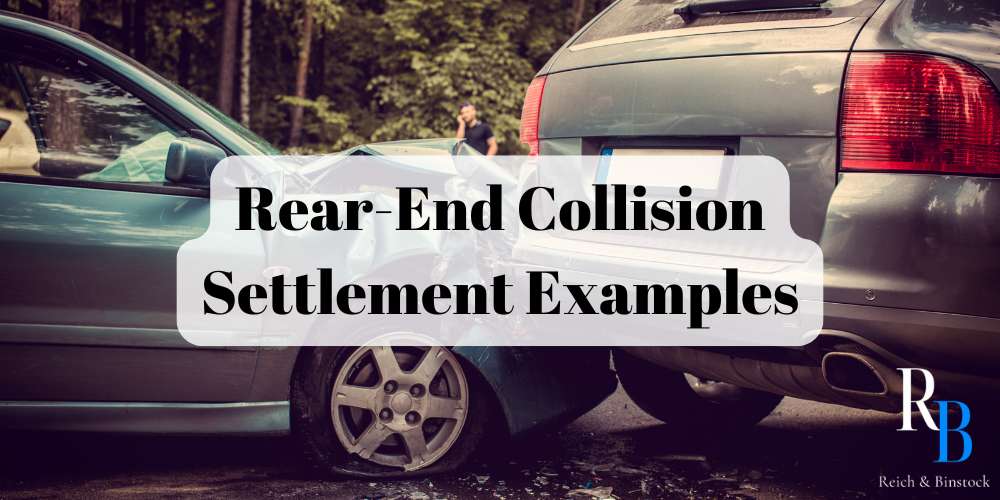 rear end collision settlement examples